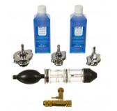 RELD Tester di Perdite di Combustione Kit CO2 per guarnizioni testata - Tester Kit con 500ml liquido reattivo