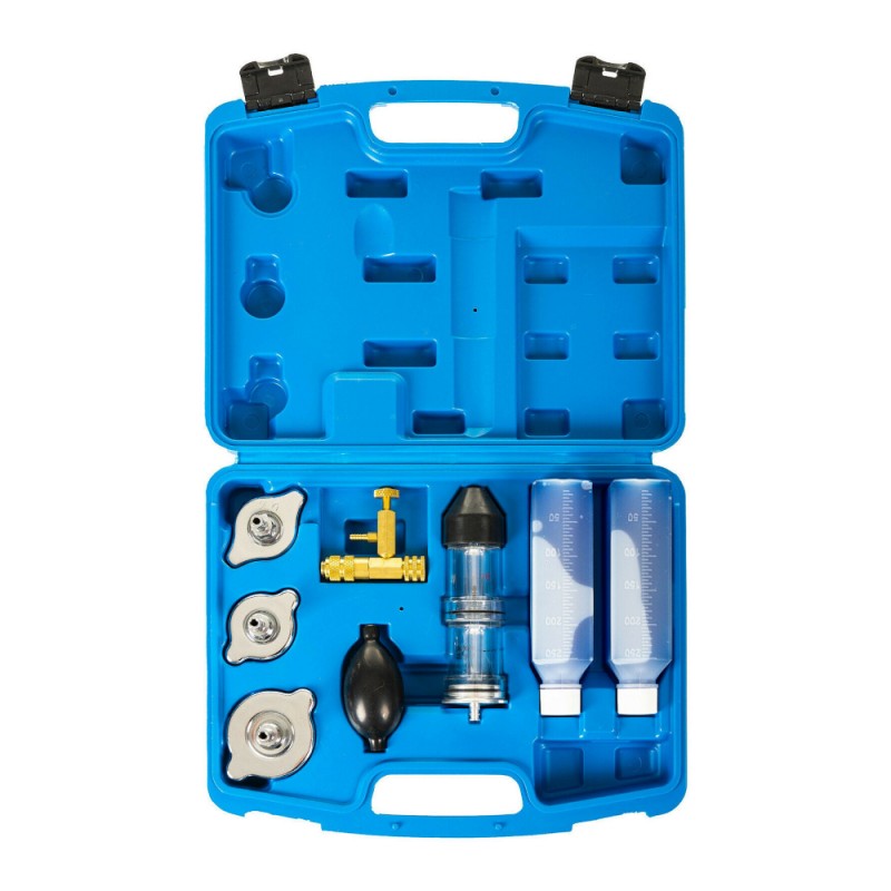 RELD Tester di Perdite di Combustione Kit CO2 per guarnizioni testata - Tester Kit con 500ml liquido reattivo